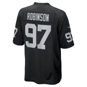 Janarius Robinson Las Vegas Raiders Nike Team Game Jersey - Black