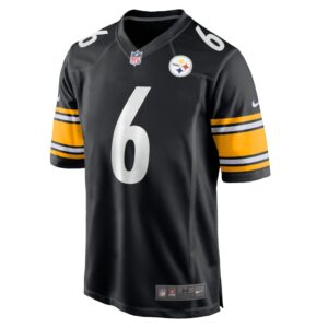 Men's Pittsburgh Steelers Jaquarii Roberson Nike Black Game Player Jersey