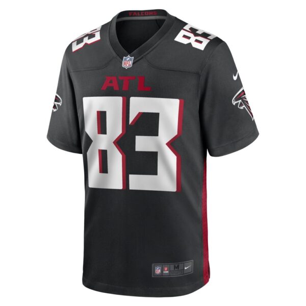 Men's Atlanta Falcons Jared Bernhardt Nike Black Game Player Jersey