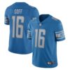 Men's Detroit Lions Jared Goff Nike Blue Vapor Limited Jersey