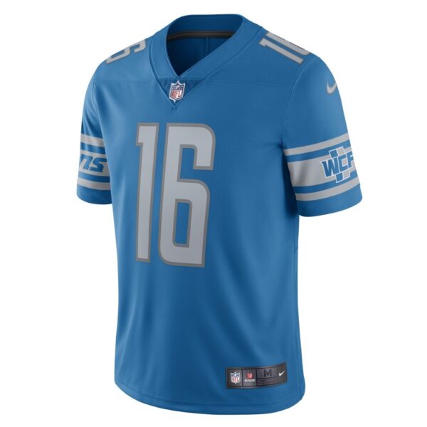 Men's Detroit Lions Jared Goff Nike Blue Vapor Limited Jersey