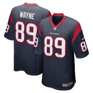 Men's Houston Texans Jared Wayne Nike Navy Team Game Jersey