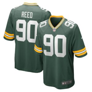 Men's Green Bay Packers Jarran Reed Nike Green Game Player Jersey