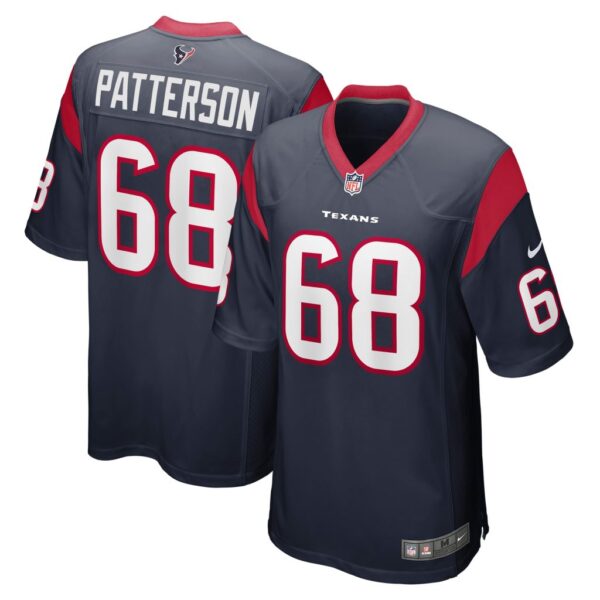 Men's Houston Texans Jarrett Patterson Nike Navy Team Game Jersey