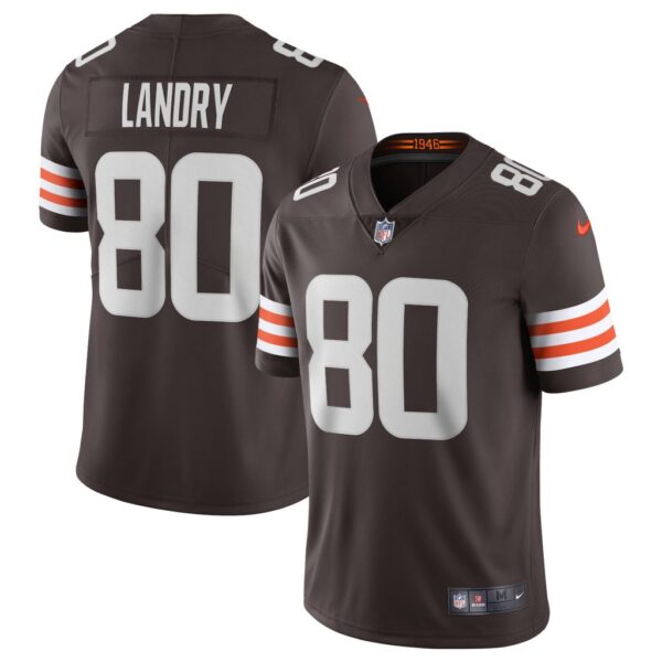 Men's Nike Jarvis Landry Brown Cleveland Browns Vapor Limited Player Jersey