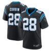 Jashaun Corbin Carolina Panthers Nike Team Game Jersey - Black