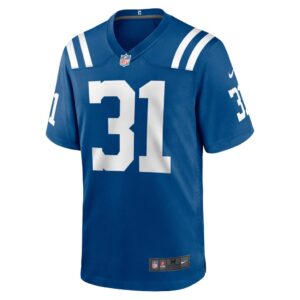 Jason Huntley Indianapolis Colts Nike Team Game Jersey - Royal