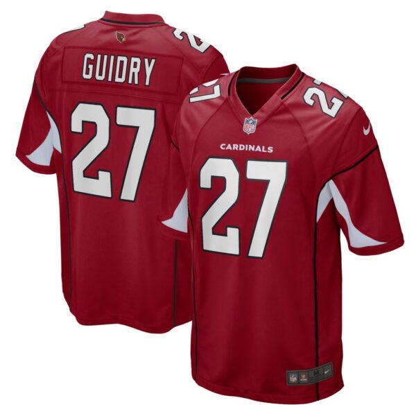 Men's Arizona Cardinals Javelin Guidry Nike Cardinal Game Player Jersey