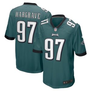 Men's Philadelphia Eagles Javon Hargrave Nike Midnight Green Player Jersey