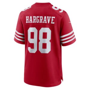 Javon Hargrave San Francisco 49ers Nike Game Player Jersey - Scarlet