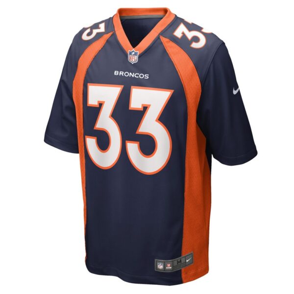 Men's Denver Broncos Javonte Williams Nike Navy Home Game Player Jersey