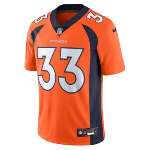 Men's Denver Broncos Javonte Williams Nike Orange Vapor Untouchable Limited Jersey