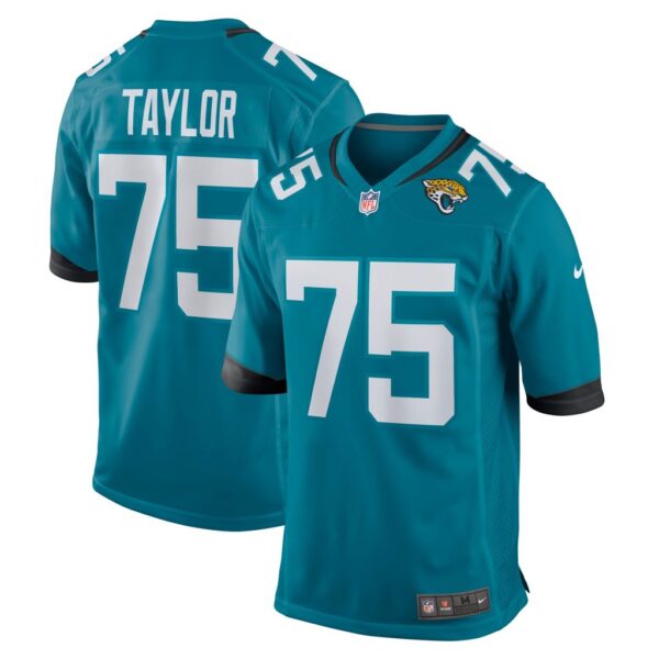 Men's Jacksonville Jaguars Jawaan Taylor Nike Teal Game Jersey