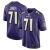 Men's Baltimore Ravens Ja'Wuan James Nike Purple Player Game Jersey