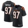 Men's Cincinnati Bengals Jay Tufele Nike Black Game Player Jersey