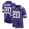 Men's Nike Jeff Gladney Purple Minnesota Vikings Game Jersey