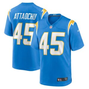 Men's Los Angeles Chargers Jeremiah Attaochu Nike Powder Blue Home Game Player Jersey