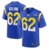 Men's Los Angeles Rams Jeremiah Kolone Nike Royal Team Game Player Jersey