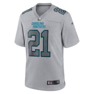 Men's Carolina Panthers Jeremy Chinn Nike Gray Atmosphere Fashion Game Jersey