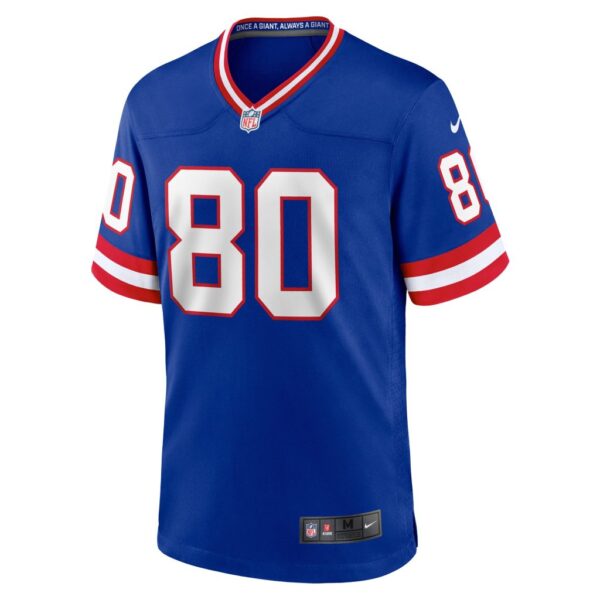 Men's New York Giants Jeremy Shockey Nike Royal Classic Retired Player Game Jersey