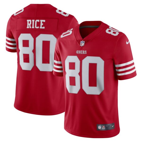 Men's San Francisco 49ers Jerry Rice Nike Scarlet Vapor Limited Retired Player Jersey