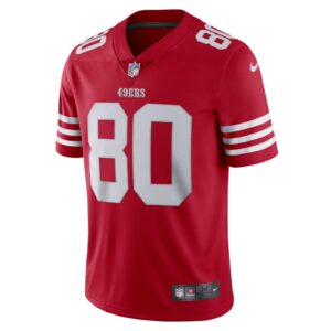 Men's San Francisco 49ers Jerry Rice Nike Scarlet Vapor Limited Retired Player Jersey