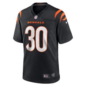 Men's Cincinnati Bengals Jessie Bates III Nike Black Game Jersey