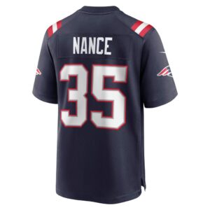 Men's New England Patriots Jim Nance Nike Navy Retired Player Jersey