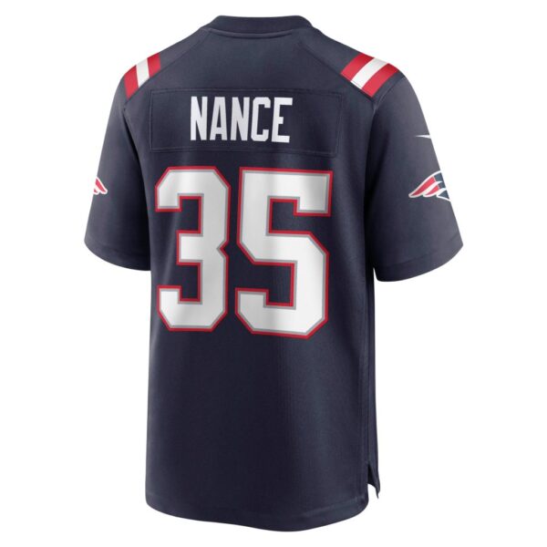 Men's New England Patriots Jim Nance Nike Navy Retired Player Jersey