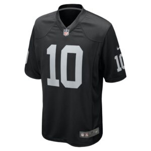 Men's Las Vegas Raiders Jimmy Garoppolo Nike Black Game Player Jersey