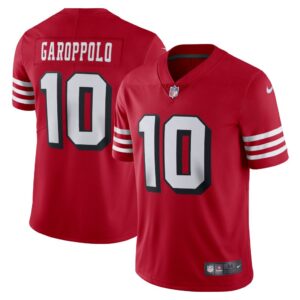 Men's San Francisco 49ers Jimmy Garoppolo Nike Red Alternate Vapor Limited Jersey