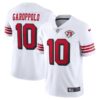 Men's Nike Jimmy Garoppolo White San Francisco 49ers 75th Anniversary 2nd Alternate Vapor Limited Jersey