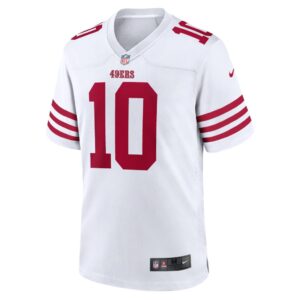 Men's San Francisco 49ers Jimmy Garoppolo Nike White Player Game Jersey