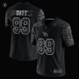 Men's Arizona Cardinals J.J. Watt Nike Black RFLCTV Limited Jersey