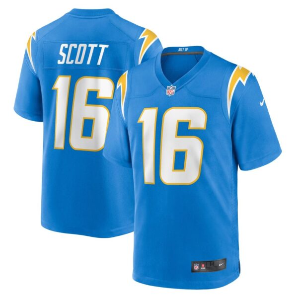 Men's Los Angeles Chargers JK Scott Nike Powder Blue Game Jersey