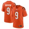 Men's Cincinnati Bengals Joe Burrow Nike Orange Game Jersey