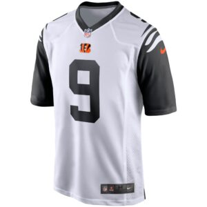 Men's Nike Joe Burrow White Cincinnati Bengals Alternate 2 Game Player Jersey