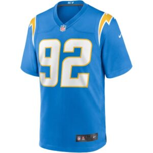 Men's Los Angeles Chargers Joe Gaziano Nike Powder Blue Game Jersey