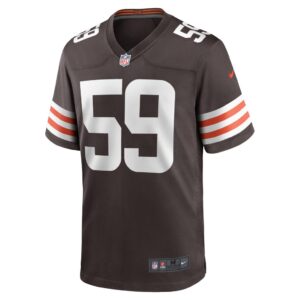 Men's Cleveland Browns Joe Haeg Nike Brown Game Player Jersey