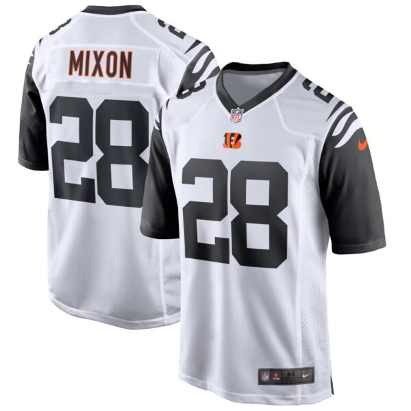 Men's Cincinnati Bengals Joe Mixon Nike White Alternate Game Jersey