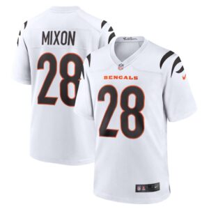 Men's Cincinnati Bengals Joe Mixon Nike White Away Game Player Jersey