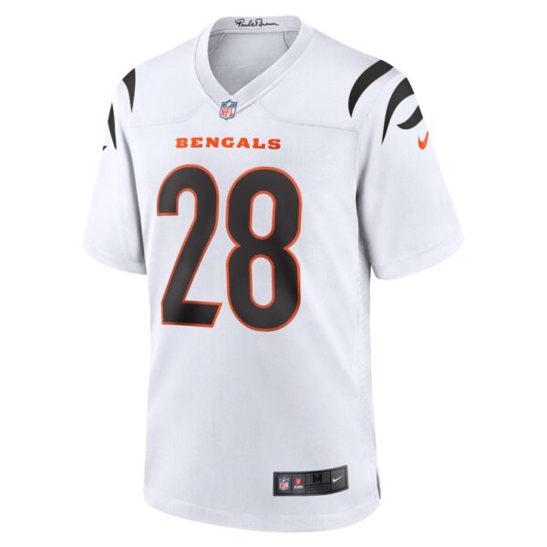 Men's Cincinnati Bengals Joe Mixon Nike White Away Game Player Jersey