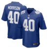 Men's New York Giants Joe Morrison Nike Royal Retired Player Jersey