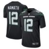 Men's New York Jets Joe Namath Nike Black Retired Player Jersey