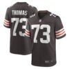 Men's Cleveland Browns Joe Thomas Nike Brown Retired Game Player Jersey