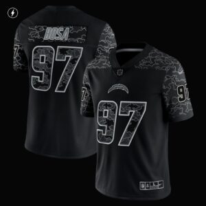 Men's Los Angeles Chargers Joey Bosa Nike Black RFLCTV Limited Jersey