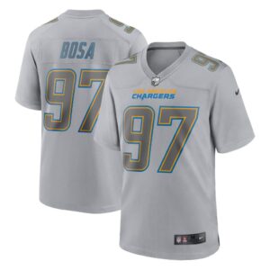 Men's Los Angeles Chargers Joey Bosa Nike Gray Atmosphere Fashion Game Jersey