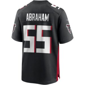 Men's Atlanta Falcons John Abraham Nike Black Game Retired Player Jersey