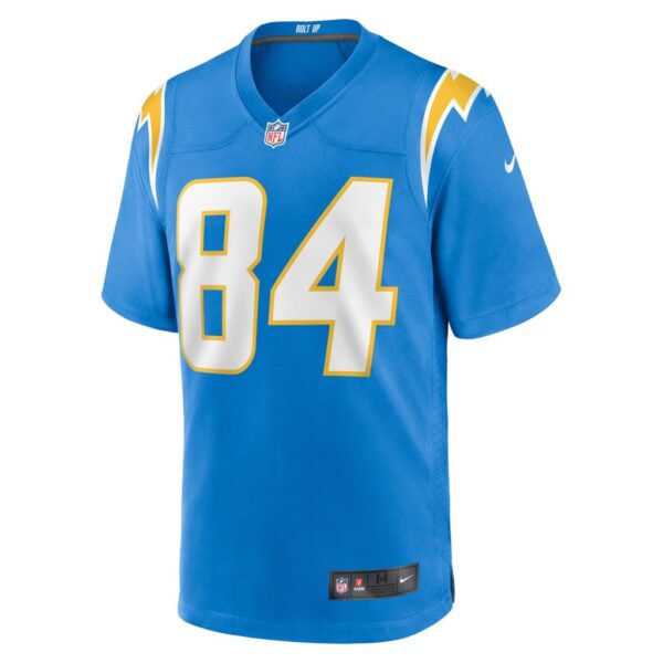 Men's Los Angeles Chargers John Hightower Nike Powder Blue Home Game Player Jersey