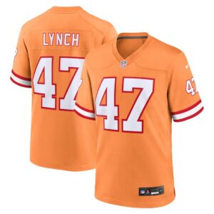 John Lynch Tampa Bay Buccaneers Nike Throwback Game Jersey - Orange